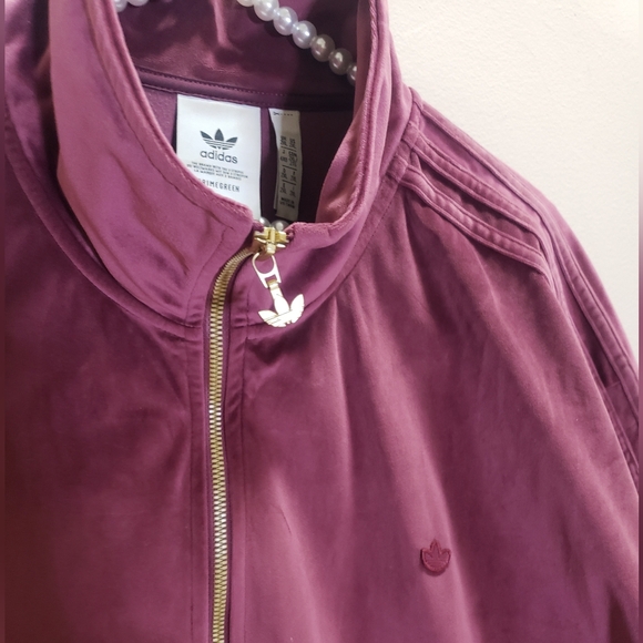 Adidas Men Originals Adicolor Velour Track Jacket XXL Size XXL - Picture 5 of 5